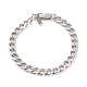 Hommes 304 en acier inoxydable chaînes cubaines bracelets et colliers ensembles de bijoux SJEW-JS01158-5