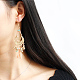 Boucles d'oreilles de lustre en alliage EJEW-N0020-166C-3