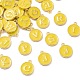 Encantos de esmalte de aleación de oro plateado ENAM-S118-09-M-1