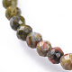 Colliers de perles en unakite naturelle NJEW-JN02492-05-2