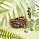 Energy Crystal Natural Amethyst Beads Warp Bracelet for Men Women BJEW-JB06788-2