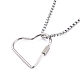 304 Stainless Steel Double Layer Necklaces NJEW-M181-20P-2