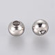 304 Stainless Steel Hollow Round Seamed Beads X-STAS-R032-6mm-2