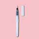 水着色筆ペン  絵筆  水溶性色鉛筆用  ホワイト  12x1.3cm  小筆先：12x1.5mm DRAW-PW0001-136A-1