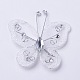 Polyester Schmetterling Dekoration DIY-WH0018-03F-1