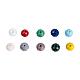 Opaque Solid Color Glass Beads EGLA-X0006-01D-8mm-2