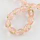 Perles vernissées de fraise 3D ;qnuelles X-LAMP-R109B-16-2