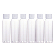 Benecreat juegos de botellas de plástico transparente con tapa abatible de 120 ml MRMJ-BC0001-58-1
