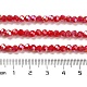 Supports de perles de verre opaques EGLA-A035-P4mm-B16-4