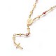 304 Edelstahl Rosenkranz Perlenketten aus rostfreiem NJEW-E133-05G-2