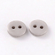 2-Hole Flat Round Resin Sewing Buttons for Costume Design BUTT-E119-20L-05-2
