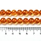Fili di perline di ambra imitazione resina RESI-Z017-01B-4
