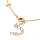 Brass Twisted Chain Curb Chain Necklaces X-NJEW-JN03092-01-3