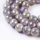 Malva naturale perle di giada fili X-G-E537-02D-3
