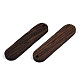 Natural Wenge Wood Pendants WOOD-T023-37-3