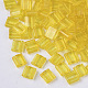 2-Hole Baking Painted Transparent Glass Seed Beads SEED-S023-32C-07-1