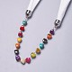 Simple Design Women's Beaded Cloth Scarf Necklaces NJEW-K111-02E-2