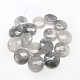 Chapelets de perle en quartz nuageux naturel G-G224-25x7mm-10-2
