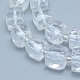 Chapelets de perles en cristal de quartz naturel G-L552D-15B-2