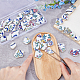 SUPERFINDINGS 250g Broken Ceramic Porcelain Tiles Irregular Ceramic China Tiles with Floral Pattern Porcelain Cabochons for Mosaic Craft DIY Arts Home Decoration PORC-FH0001-02-3