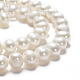 Brins de perles de culture d'eau douce naturelles PEAR-D187-17-4