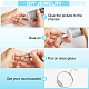 Benecreat bricolage kit de fabrication de bracelet à maillons rectangulaires vierges DIY-BC0005-53-4