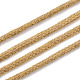 コットン糸  マクラメコード  装飾的な糸のスレッド  DIYの工芸品について  ギフトラッピングとジュエリー作り  ライトカーキ  3mm  約109.36ヤード（100m）/ロール。 OCOR-T001-02-19-4