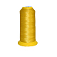 150d / 2マシン刺繍糸  ナイロン縫糸  伸縮性のある糸  ゴールデンロッド  12x6.4cm 約2200m /ロール EW-E002-01-1