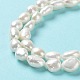 Fili di perle di perle d'acqua dolce coltivate naturali PEAR-Z002-16-4