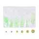 樹脂ラインストーンネイルアートデコレーションアクセサリー  半円  薄緑  2~6.5x1~2.5mm MRMJ-S017-002I-1
