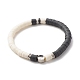 Handgefertigte Heishi-Perlen-Stretcharmbänder aus Fimo BJEW-JB07443-7