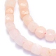 Natürliche rosa Aventurin Perlen Stränge G-K310-B05-3