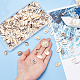 Pandahall elite 160pcs 4 perles de coquille de cauris mélangées naturelles de style BSHE-PH0001-27-7