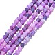 Natural Crackle Agate Beads Strands G-G055-6mm-8-1