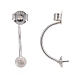 925 dado auricolare in argento sterling STER-I014-14S-2