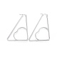 201 Stainless Steel Hoop Earrings EJEW-A052-21C-1