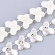 Hilo de guirnalda de cuentas de perlas de imitación de plástico abs AJEW-S073-36-1