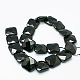 Natural Black Onyx Beads Strands G-E039-FS-14x14x6mm-2