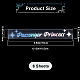 Selbstklebende PVC-Autoaufkleber „Prinzessin“ für Passagiere STIC-WH0013-11A-2