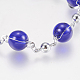 Glass Round Beads Bracelets BJEW-F298-02B-2