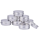 BENECREAT 30 Pcs 15ml Aluminum Tin Jars CON-BC0004-07P-15ml-5
