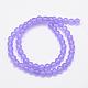 Natural & Dyed Malaysia Jade Bead Strands G-G659-4mm-A19-2