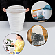 GORGECRAFT 5 Gallon Paint Filter Bag White Fine Mesh Filters Bags Household Paint Buckets Elastic Opening Strainer Bags Polyester Strainer Mesh Pouch for Oil Paint AJEW-WH0041-34-5