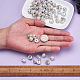 Cheriswelry 100pcs 4 Arten pflastern Discokugelperlen RB-CW0001-01-5