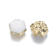 Imitation Druzy Gemstone Resin Beads RESI-L026-B-3