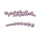Perla rotonda perlata pandahall elite in vetro colorato ecologico HY-PH0009-RB085-5
