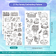 4 Sheets 11.6x8.2 Inch Stick and Stitch Embroidery Patterns DIY-WH0455-071-2