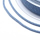 ナイロン糸  ミラノコード/ツイストコード  ライトブルー  1mm  約16.4ヤード（15m）/ロール NWIR-F006-20-1mm-3