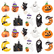Sunnyclue 20pcs 10 Stile Halloween-Anhänger aus undurchsichtigem Harz RESI-SC0002-49-1