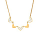 Heart Shell Chain Necklaces AN4728-2-1